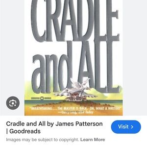 Cradle and All by James Patterson (Hardcover: Suspense) 2000